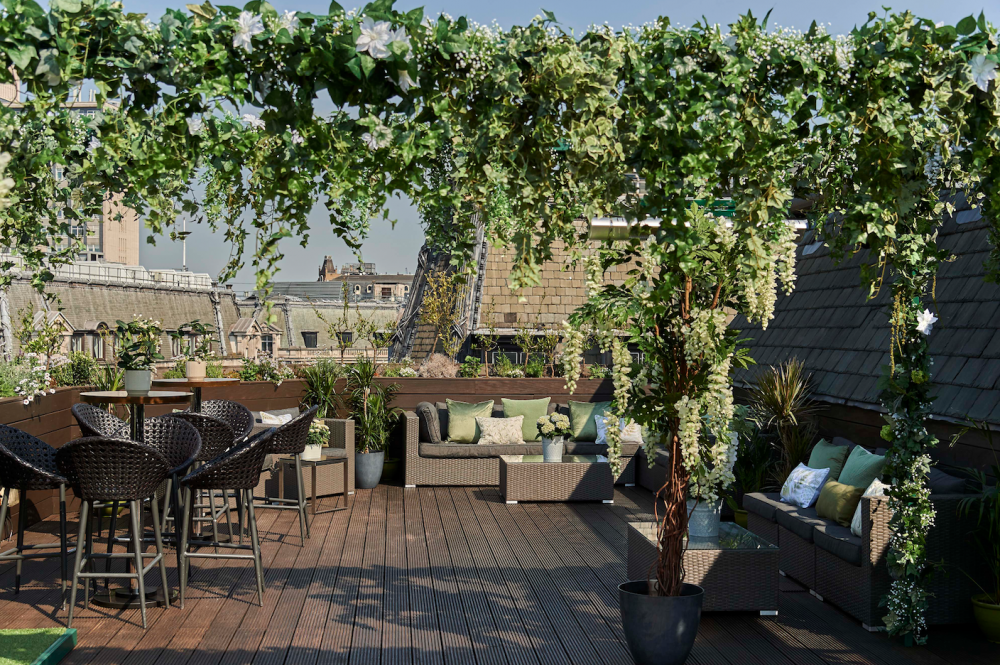 Aqua Kyoto unveils a verdant rooftop Japanese gin garden